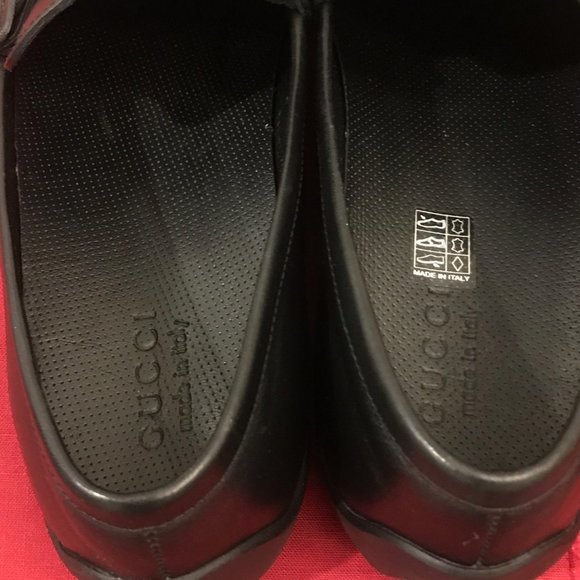 Men\'s GUCCI BLACK HORSEBIT Drivers/Loafers